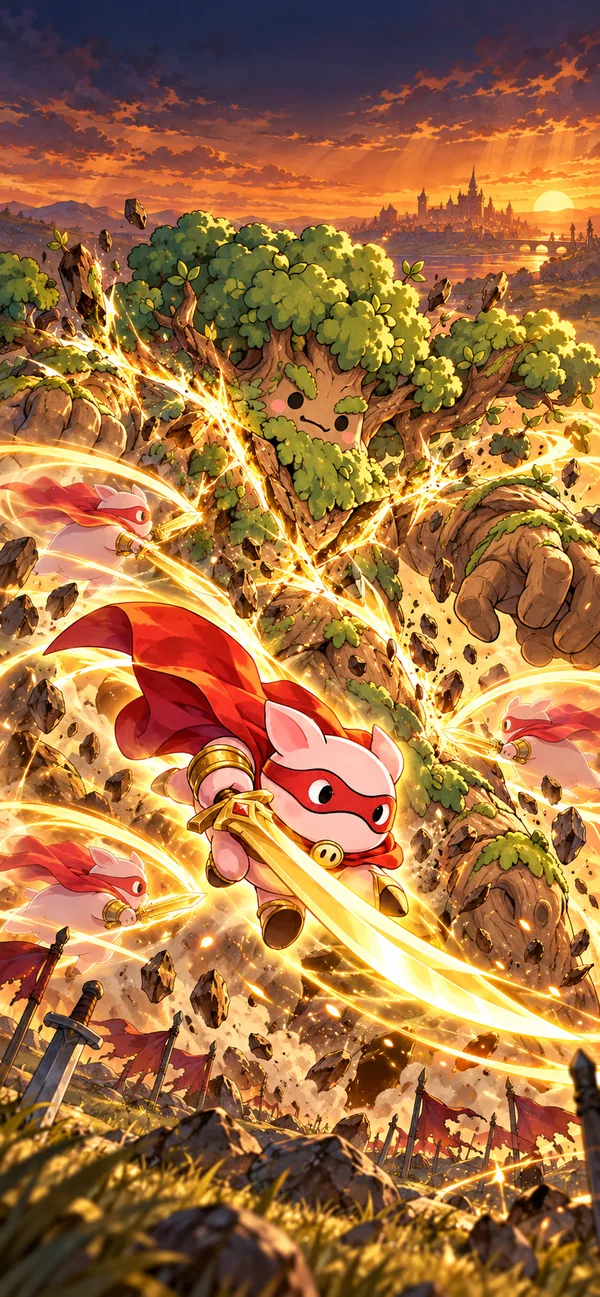 Hero Pig – Hero Charge Slash!