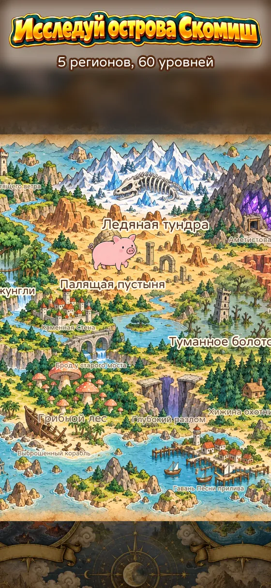Поросёнок-герой: руны screenshot